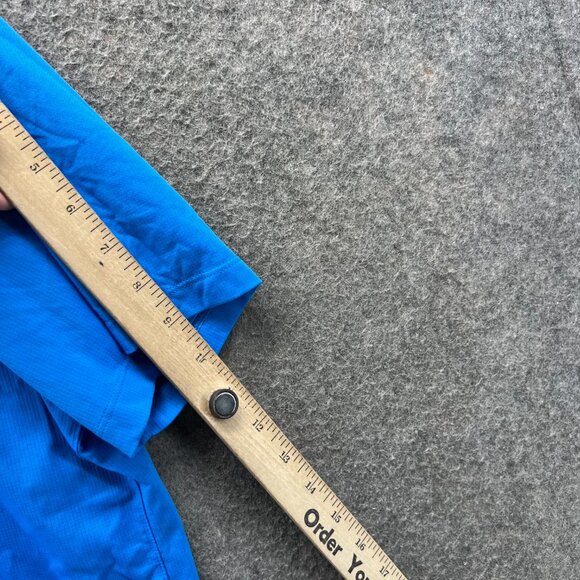 Nike Polo Shirt Mens XL Blue Performance Jersey Dri Fit Golf Golfer Extra Large - Picture 7 of 10